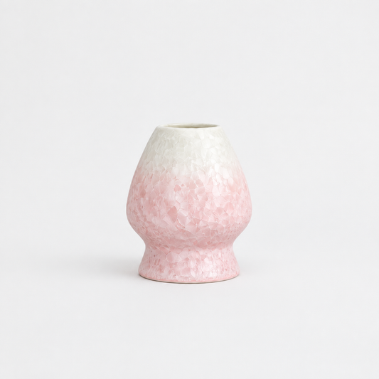 Pink ceramic matcha whisk holder – Sakura