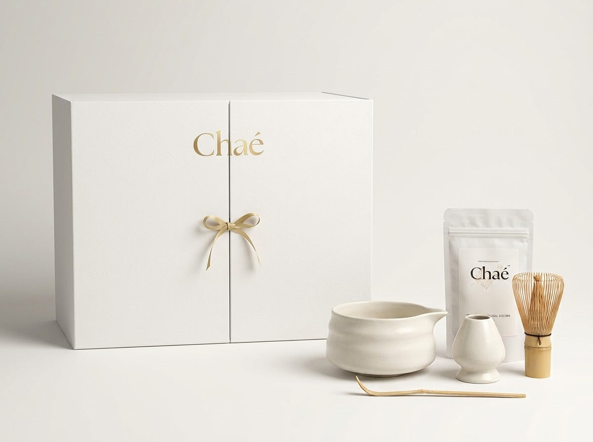 Chaé matcha advent calendar with 12 compartments